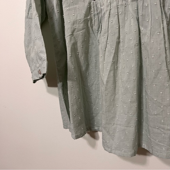 Boho Embroidered Flowy Tunic Top Size XXL Embellish 100% Cotton Blouse UTSA - Picture 4 of 14